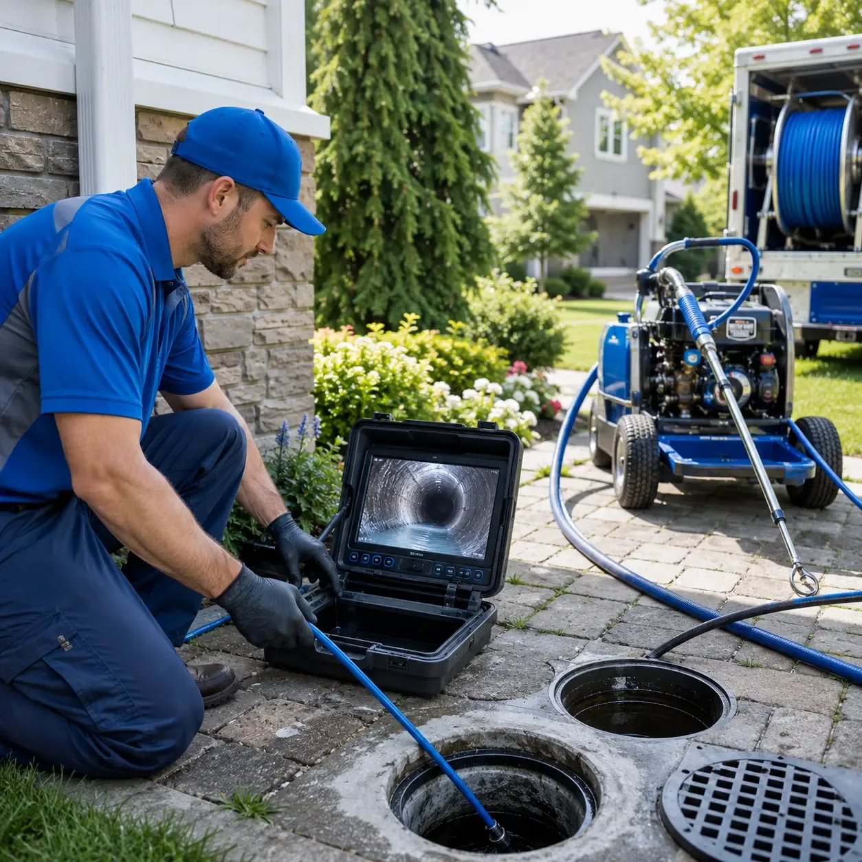 Outdoor drain cleaning professionals serving Folsom, NM